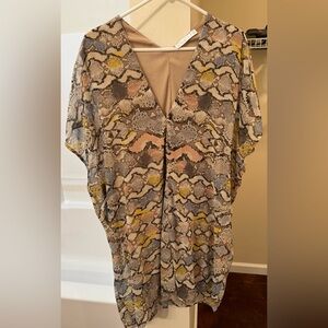 Karlie clothing snake shift dress